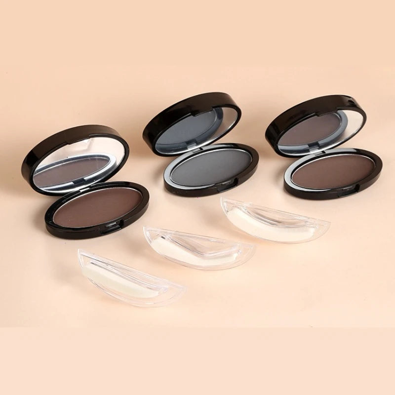 Make-up-Tool für perfekte Augenbrauenform, schnelles Make-up, Augenbrauenpuder-Palette, Augenbrauenstempel, Augenbrauenpuderstempel, Augenbrauensiegelstempel