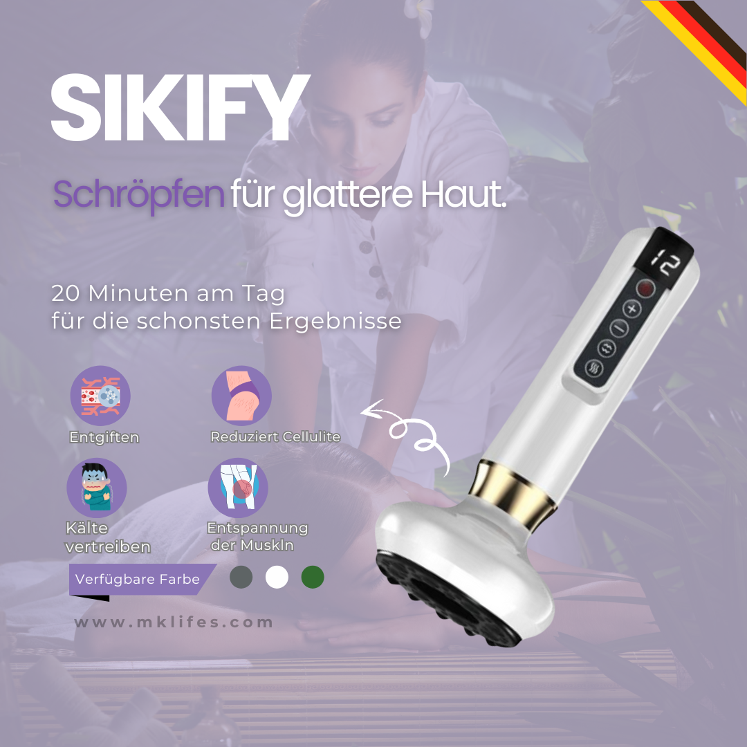 SIKIFY – Schröpfen für glattere Haut